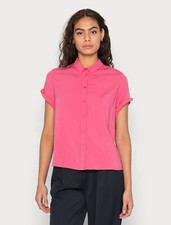 Sams�e Sams�e pink short-sleeved roll-cuff blouse size small excellent condition