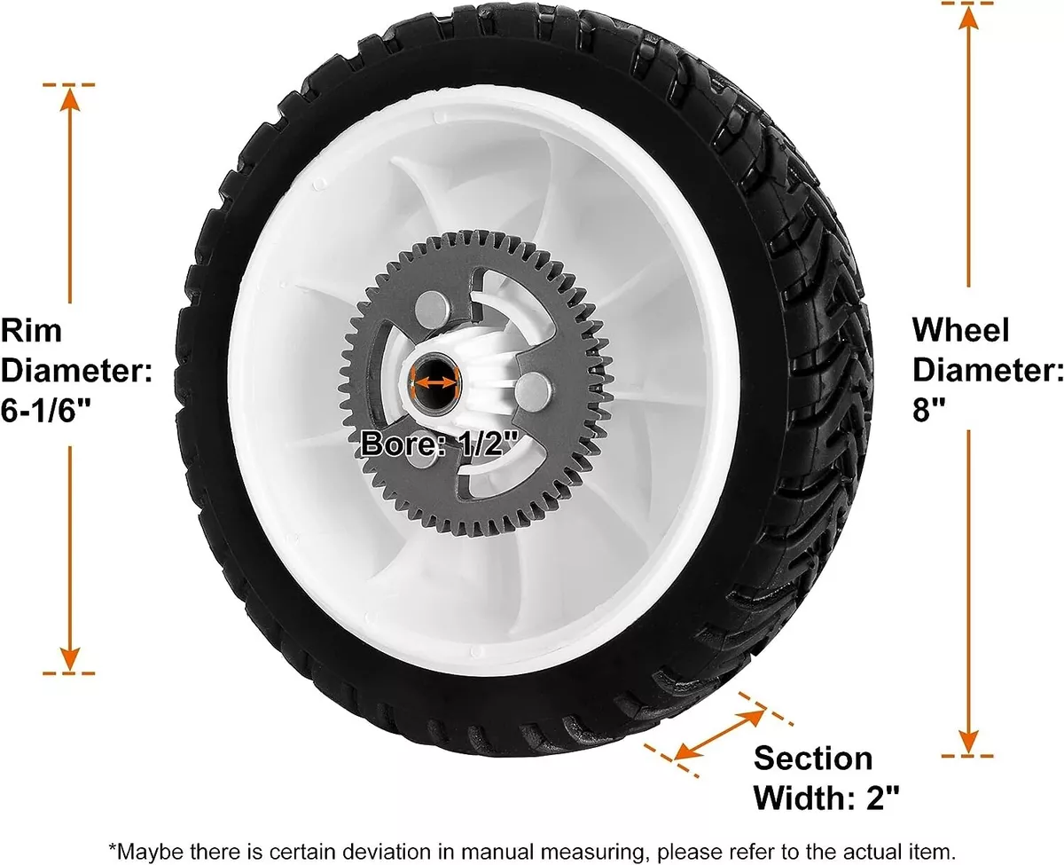8 inch self propelled lawn mower wheels new arrivals