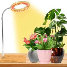 LED Grow Lights Plants Full Spectrum Plant Light Adjustable Automatic Timer US