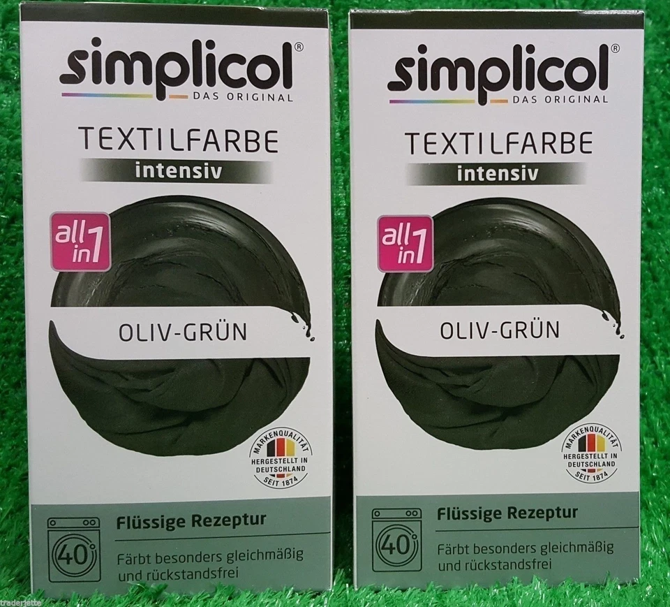 simplicol Textilfarbe intensiv - Oliv-grun, 550g