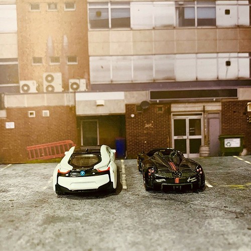 1/64 Diorama Car Garage Model Car Parking Lot Background Scene Display Model Toy - Picture 7 of 8