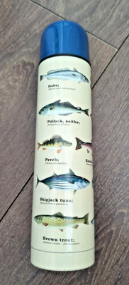 Gift Republic 1 Pint/500ml Metall Fischer Heiß oder Kalt Isolierflasche
