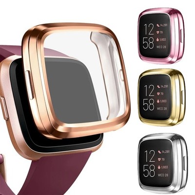 Fitbit Versa TPU Hülle Wasserdicht Displayschutz Cover Versa 2 3 Lite - UK