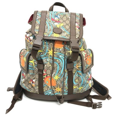 GUCCI 645051 GG Supreme Donald Duck DISNEY Backpack | eBay