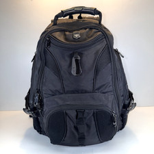 Mochila de viaje SwissGear negra 1900 Scansmart TSA se adapta a computadora portátil de 17" usada en excelente estado