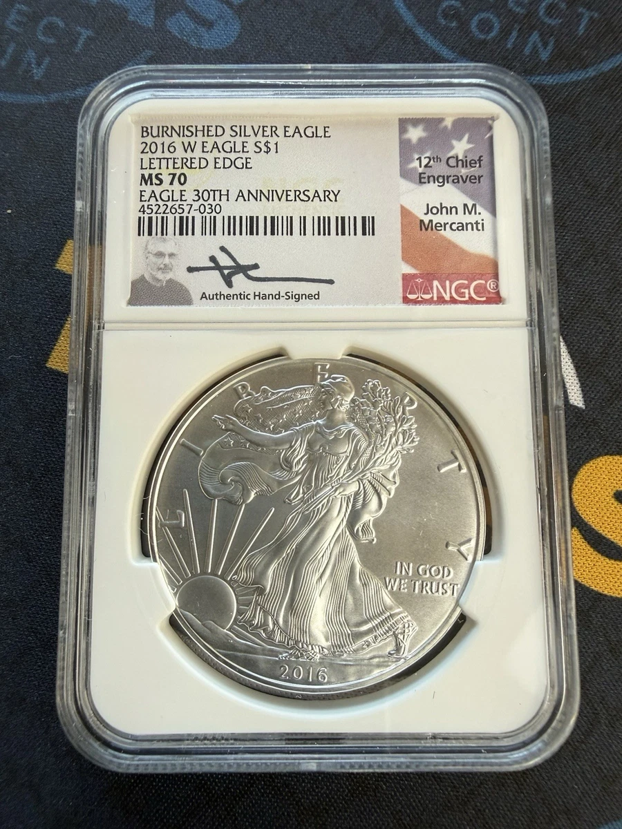 American Eagle MS 70 Graded 2016 Silver Bullion Coins for sale | eBay