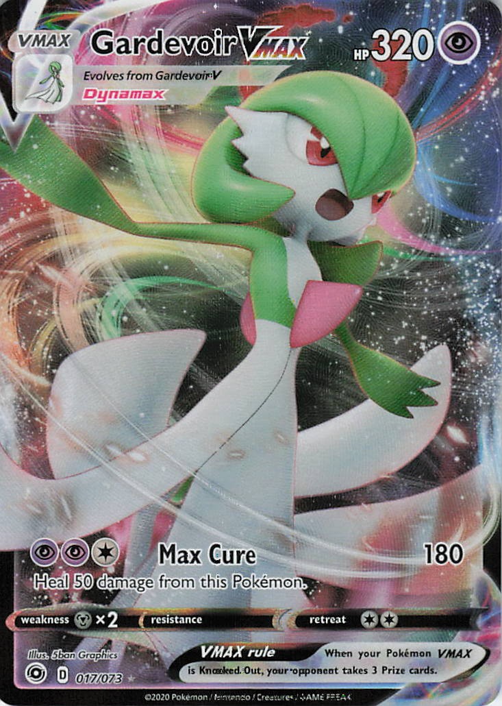 Gardevoir VMAX Holo Ultra Rare Champion's Path 17/73 NM