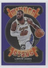 2021-22 Panini Donruss Optic Winner Stays Purple Prizm LeBron James #3 04u9