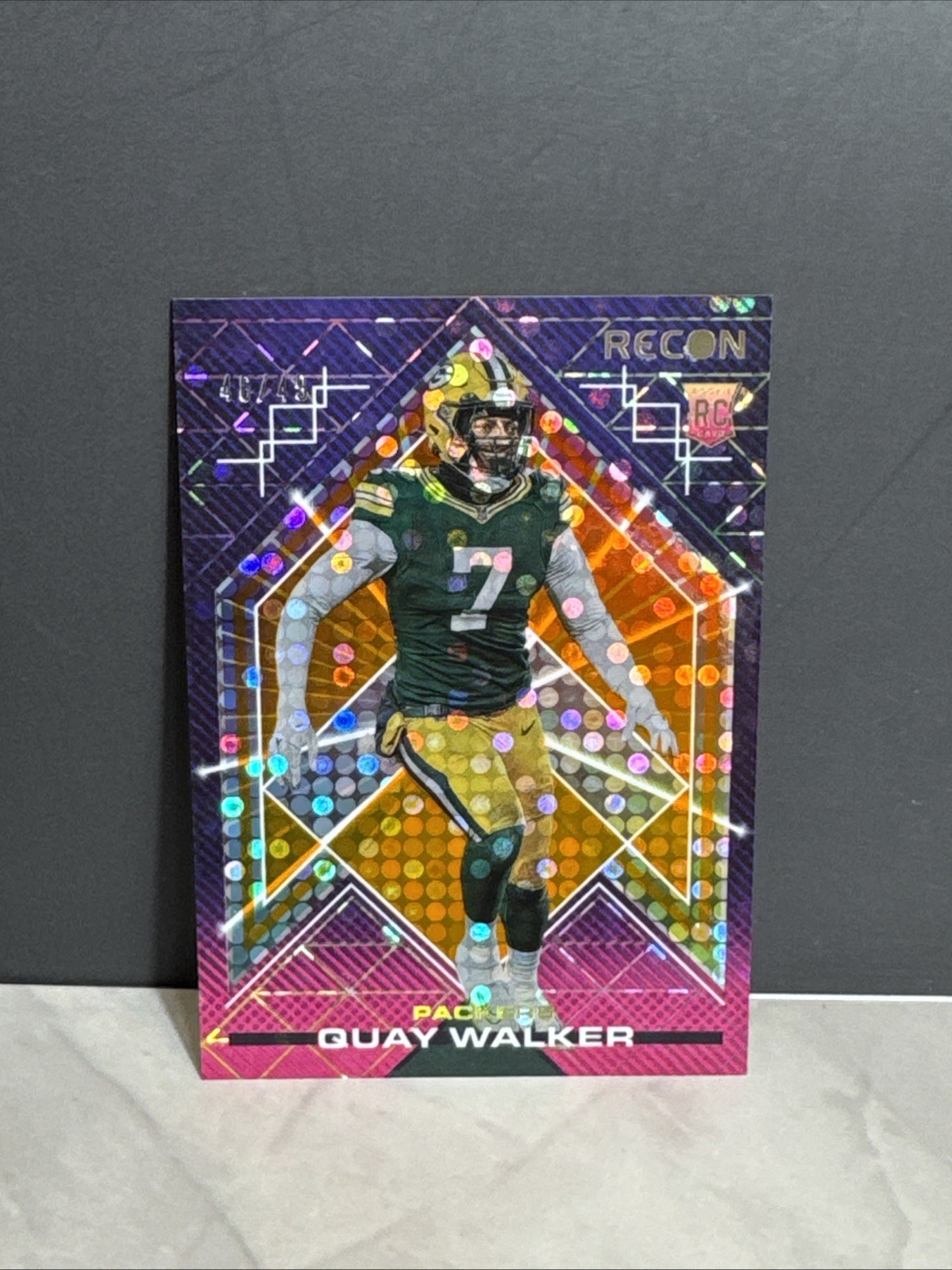 Quay Walker Panini Chronicles Recon #REC14 Orange