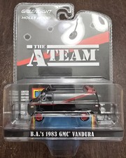 Greenlight 2024 Hollywood The A-Team B.A.'s 1983 GMC Vandura Van Black *NEW*