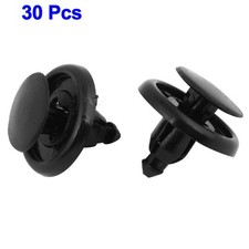 Reliable Fasteners 7mm Hole Black Plastic Rivets for Automotive Applications