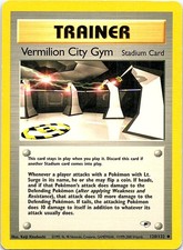 Vermilion City Gym 120/132 Uncommon Gym Heroes Pokemon Unlimited Heavily Played