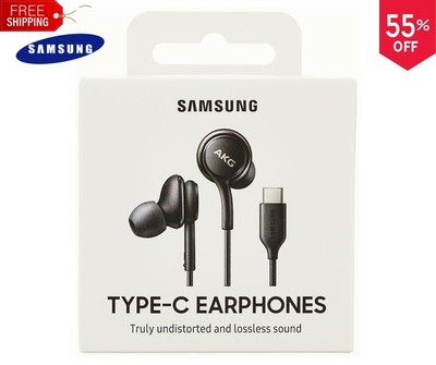 Original Samsung Galaxy S25 S24 AKG Stereo Earbuds with USB-C Braided Cable