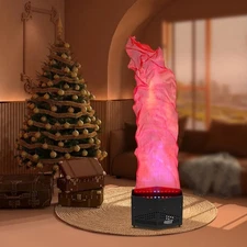 24 LED Flame Fire Light Machine Stage Atmosphere Effect Party Fake Fire Flame