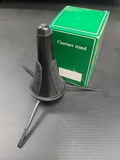 On-Stage Clarinet Stand Folding Portable Tripod Black  Woodwind Accessories