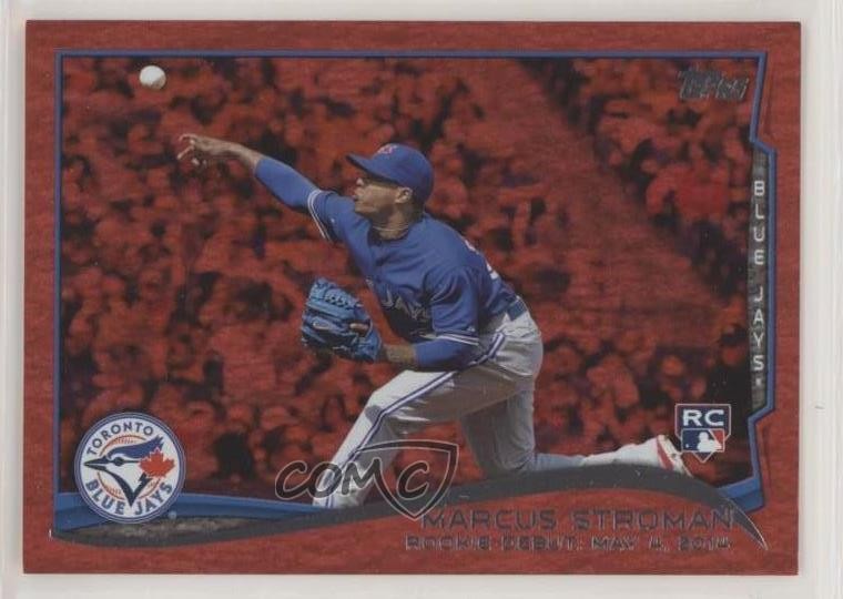 2014 Topps Update Rookie Debut Red Hot Foil Marcus Stroman #US-35 nd3