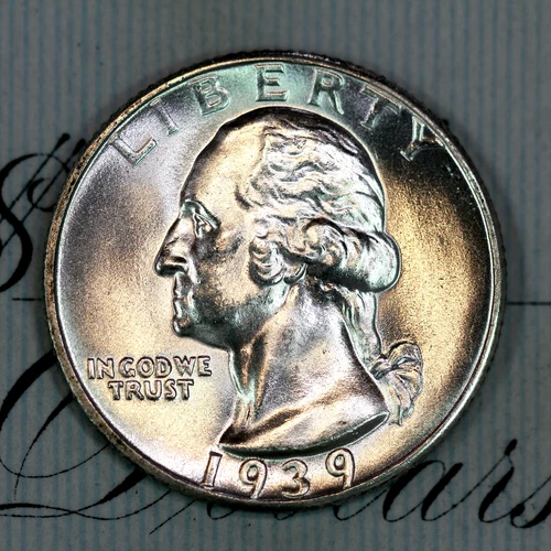 * 1939-D * PRISTINE+ GEM BU MS WASHINGTON QUARTER * FROM ORIGINAL COLLECTION