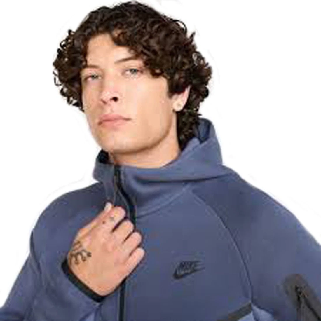 Nike Tech Fleece Windrunner Full-Zip Jacket Thunder Blue HV0949-437 Men New - product detail image 6