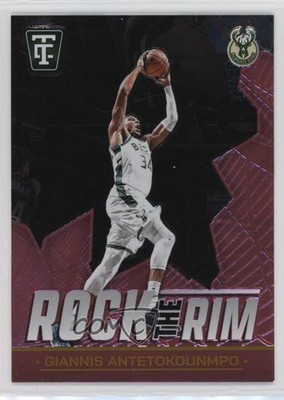 2024 Totally Certified Rock the Rim Mirror Pink 91/199 Giannis Antetokounmpo o7m