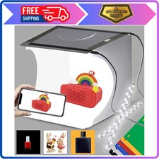 Mini Photo Studio Light Box Portable Folding Photography Tent with 6 Backgrounds
