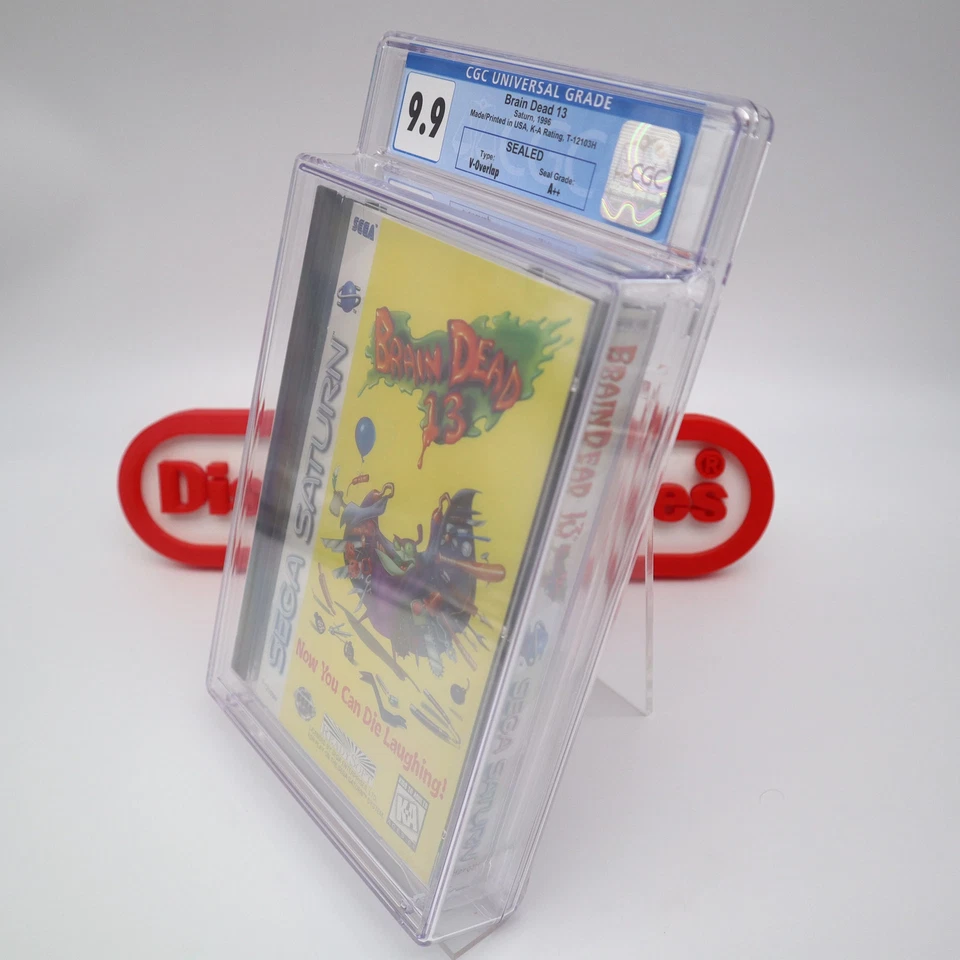 Sega Saturn Game BRAIN DEAD 13 - CGC GRADED 9.9 A++! NEW & Factory Sealed! - Image 4 of 4