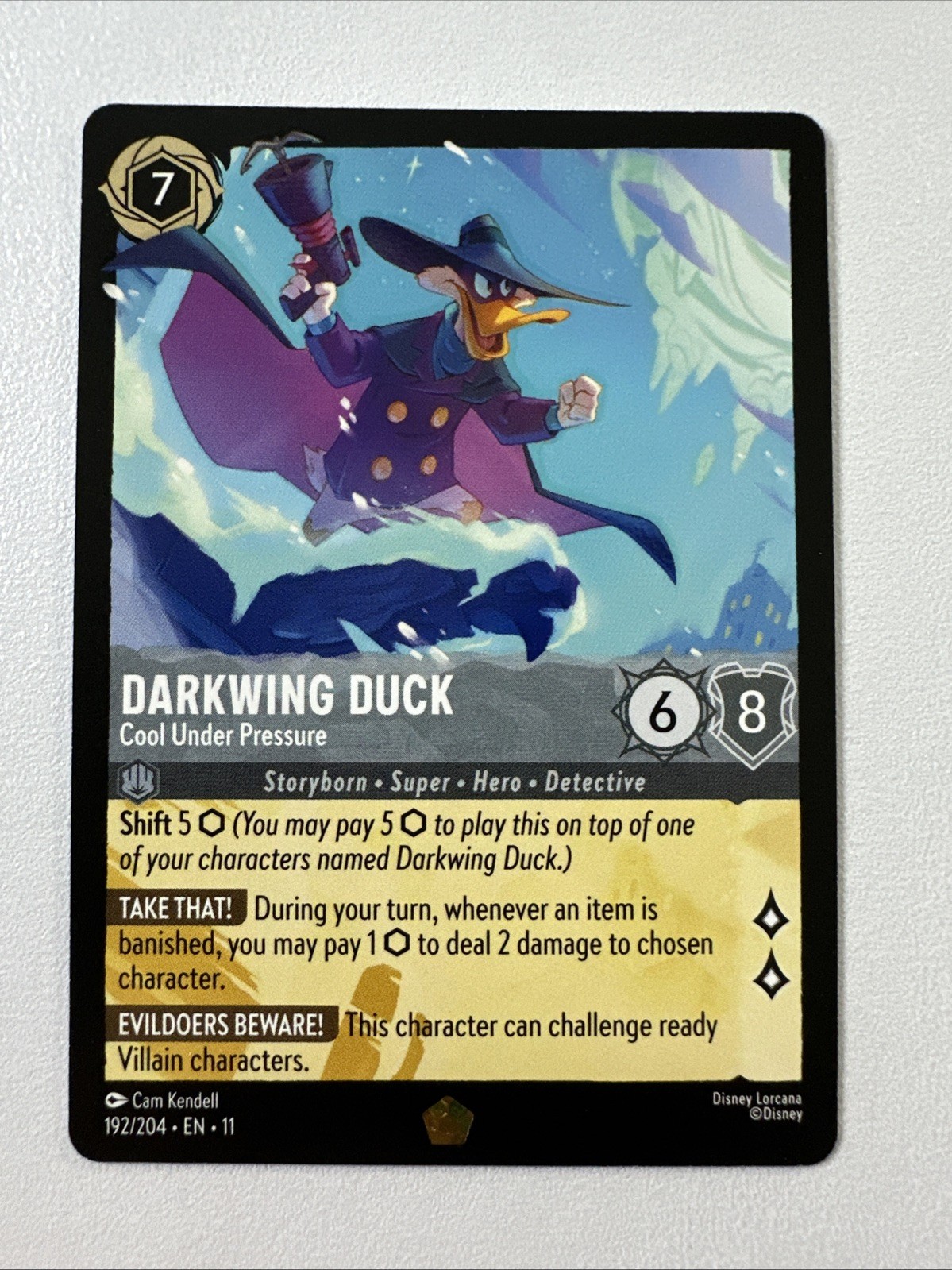 Darkwing Duck Cool Under Pressure 192/204 Winterspell Lorcana