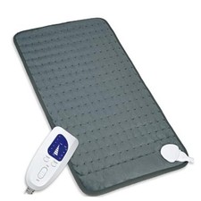 12"x24" Heating pad, Electric Heat Pad 6 Heating &4 Timer 24"x12" Dark Gray