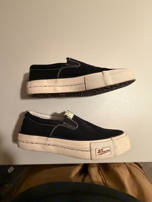 Visvim Cubism Slip-On Canvas Sneakers   - US 11 - Gently Used