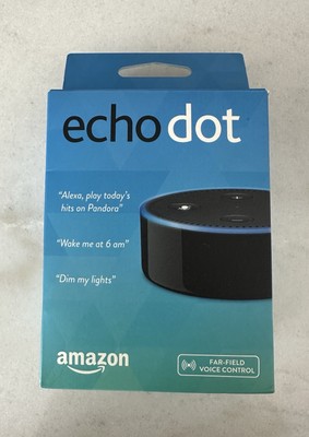 Amazon Echo Dot, 2nd Generation, Black. Great Condition In Original Box