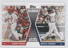 2011 Topps Diamond Duos Series 1 Albert Pujols Miguel Cabrera #DD-PC 0x6