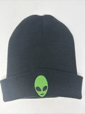 Decky Embroidered Alien Beanie