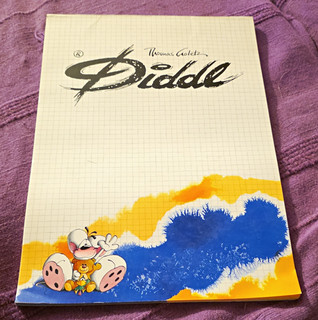 Diddl karierter Schreibblock/Notizblock DIN A4 mit Diddl Motiv 28 Blatt Papier