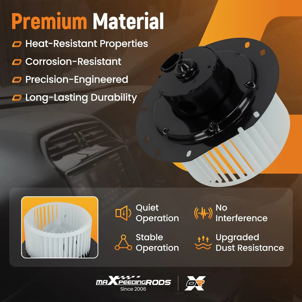 AC Blower Fan Motor For Ford Econoline E150 E250 E350 1997-2014 700022 FO3126109 - Image 4 of 4