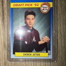1992 Front Row Draft Picks #55 Derek Jeter Rookie Card RC