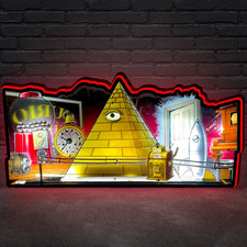 Twilight Zone Led Lightbox for Pinball Machine 3D Printed Lightbox Arcade Decor-