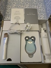 Nuface Petite Mini Facial Toning Device In Blue W/10 oz. Aqua Gel & Brush