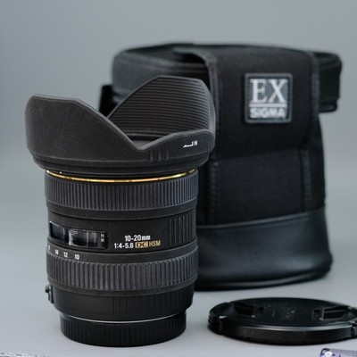 mint SIGMA 10-20mm F/4-5.6 DG HSM EX  - Canon AF mount