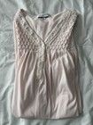 Miss Elaine Nightgown Women's 2XL Light Pink Short V-Neck Pullover — photo 6