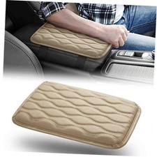 Auto Center Console Pad, Car Armrest Seat Box Center Console Cover - Beige