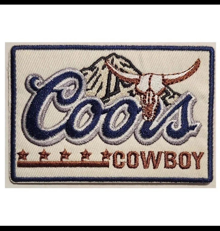 Coors Cowboy Patch + American Hat Company Patch + Positive Times Patch – 3 Pack - Image 2 of 4