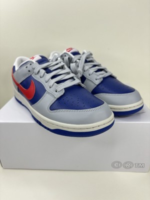 NEW DUNK LOW BY YOU ID Women s Sz 10.5/MENS 9 LEATHER BLUE RED RARE FAST SHIP