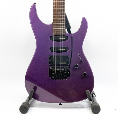 Fernandes FR-55 Revolver MIJ Electric Guitar Metallic Purple Floyd Rose 24 Fret