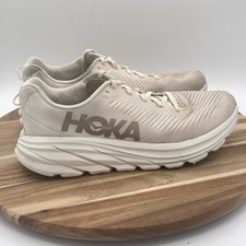 Hoka Rincon 3 Womens Size 9 B Beige Neutral Running Sneakers Athletic Shoes