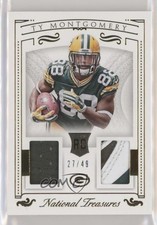 2015 National Treasures Rookie Dual Materials Gold 27/49 Ty Montgomery sm1