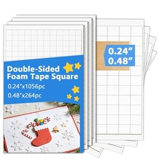 1320 Pcs Double-Sided Foam Adhesive Dots for Crafts  Scrapbooking