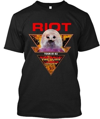 NWT Riot V Fire Down Under Tour 81-82 American T-Shirt Size S-5XL CS616