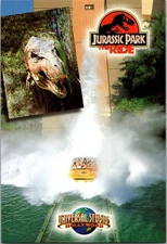Jurassic Park The Ride Universal Studios Hollywood Postcard Dinosaur CB20