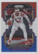 2021-22 Panini Prizm Red White & Blue Prizm Carmelo Anthony #11 HOF 0t2