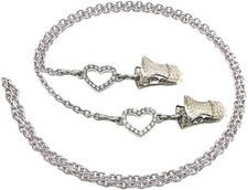 Eyeglass Chain Holder Glasses Strap Lanyard Clip Sunglasses Cord-Rhinestone Hear