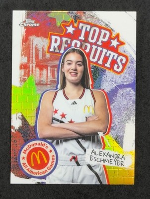 2025 Topps Chrome McDonald's  Top Recruits Refractor TP-30 Alexandra Eschmeyer